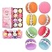 Bath Bombs Gift Set for Women Mom Teen Girls 4.8 oz. Set of 8, Birthday Valentine Gift for Her Natural Essential Oil Lush Fizzies.