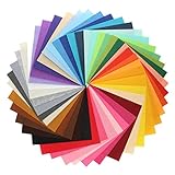 KINGSO 42PCS Assorted Color Felt Fabric Sheets Patchwork Sewing DIY Craft 2830cm