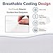 Memory Foam Pillow for Sleeping, Cervical Pillow for Neck Pain, Head and Neck Support for Back, Stomach, Side Sleepers, Orthopedic Contour Pillow, with Washable Pillowcase
