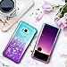 Ruky for Galaxy S8 Case, Gradient Quicksand Series Glitter Bling Flowing Liquid Floating Soft TPU Bumper Cushion Protective Women Girls Cute Cover