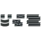 Carrera GO Slot Car Race Track Extension Set #2, Add-On Accessory #20061601 | Track Expansion Pack Compatible with GO 1:43 Scale Tracks, Includes Flyover Supports, Straights, Narrow Section, Ages 6+