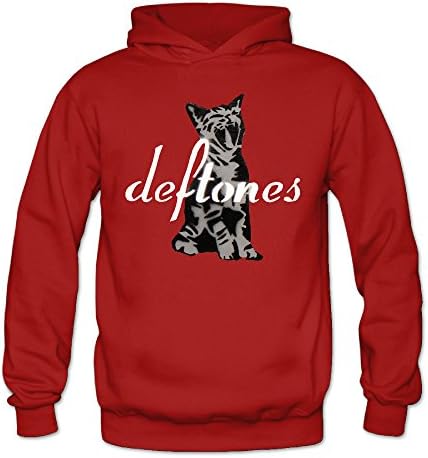 Cozyou Deftonecat Women Long Sleeve Cozy Sweatshirt XXL Red