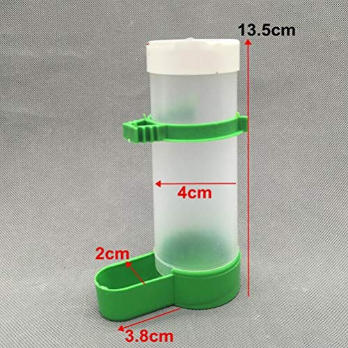 Yardwe Vogeltränke mit automatischem Trinkwassersprinkler-Clip für Papageien, Wellensittiche, Nymphensittiche und… – Bild 5