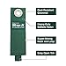 Wrap-It Heavy-Duty Storage Straps - Hook and Loop Extension Cord Organizer Hanger for Cables, Hoses and Rope for Garage, Boat, Marine and RV Organization Accessories (10 Pack (2S/2M/3L/3XL), Green)
