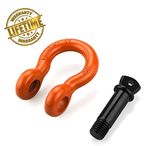 LIBERRWAY Shackles 3/4" (2 Pack) D Ring Shackle Rugged Off Road