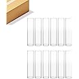 WGVI Hurricane Candle Holder Sleeve, Wide 2.5", Height 14", Clear Glass Cylinder Candleholder, Chimney Tube, Open Ended Candle Shade, 12 Pieces Bulk