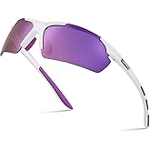 Xagger Polarized Sports Sunglasses for Men Women Wrap Around UV400 Running Baseball Softball Cycling Driving Glasses