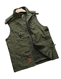 Gihuo   Chaleco de viaje para hombre, ligero, de secado rápido, ideal para exteriores