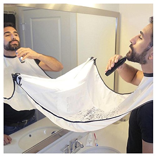 Beard Apron, Kemilove Beard Bib Facial Hair Trimmings Catcher Cape