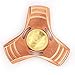 Fidget Spinner Metal, Woocon UFO Pure Copper Tri Hand Spinner, Customized Spinner Bearing Quiet Smooth Spin