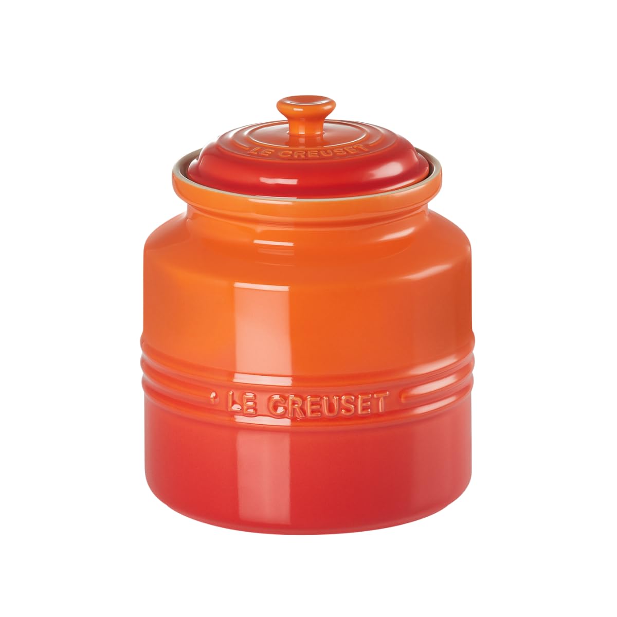 Le Creuset Enamelled Stoneware Biscuit Jar, 2.4 litres, Volcanic, 70702130000000