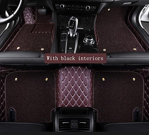 Custom Car Floor Mats for Mercedes G Class G350 G500 G550 G55 G63 G65 2007-2018-Newest Model W463 (2019 DO NOT FIT) - Detachable Floor Carpets, Tailored Fit, Full Coverage(Coffee)