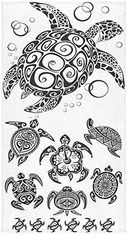 Custom Sea Turtle Bath Towel Beach Bathroom Body Shower Towel 30"x56"(One side) Home Outdoor Travel Use