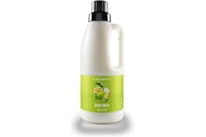 Caldrea Liquid Fabric Softener, Plant Derived, Helps remove static and wrinkles, Ginger Pomelo Scent, 32 oz