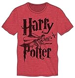 Harry Potter Flying Key Men's Red T-shirt (Medium)