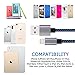iPhone Charger Atill Lightning Cable 3Pack 3ft Nylon Braided USB Charging Cable Cord Compatible with iPhone X/8/8 Plus/7/7 Plus/6/6s Plus/SE/5/5s/5c, iPad, iPod and More (Blue)