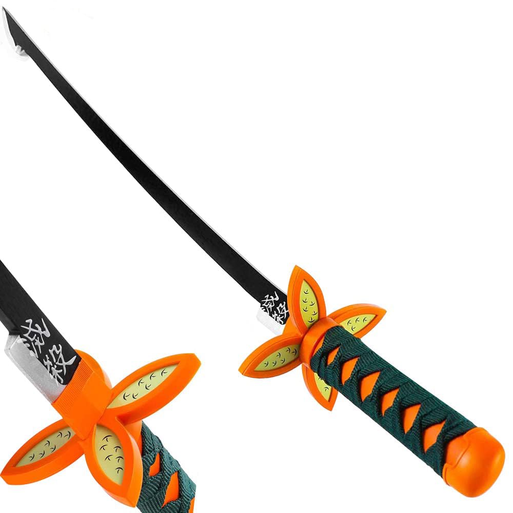 Kimimara Demon Slayer Sword - Bamboo Cosplay Blade Kamado Tanjirou Halloween Cosplay Party Anime Christmas Stocking Filler Gift Kochou Shinobu - Child Size