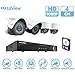 LaView IP 1080P HD Built-in PoE 4 Cameras 4 Channel NVR Security Camera System with 1TB, 2 of 2MP Bullet and 2 of 2MP Dome