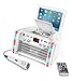 Akai KS213W Portable CD&G Karaoke System with Tablet Cradle, White