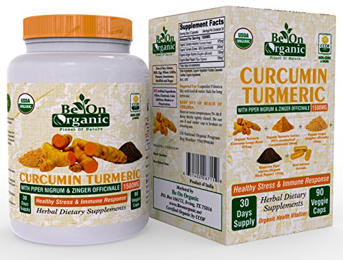Organic turmeric curcumin with bioperine, 95% curcumino…