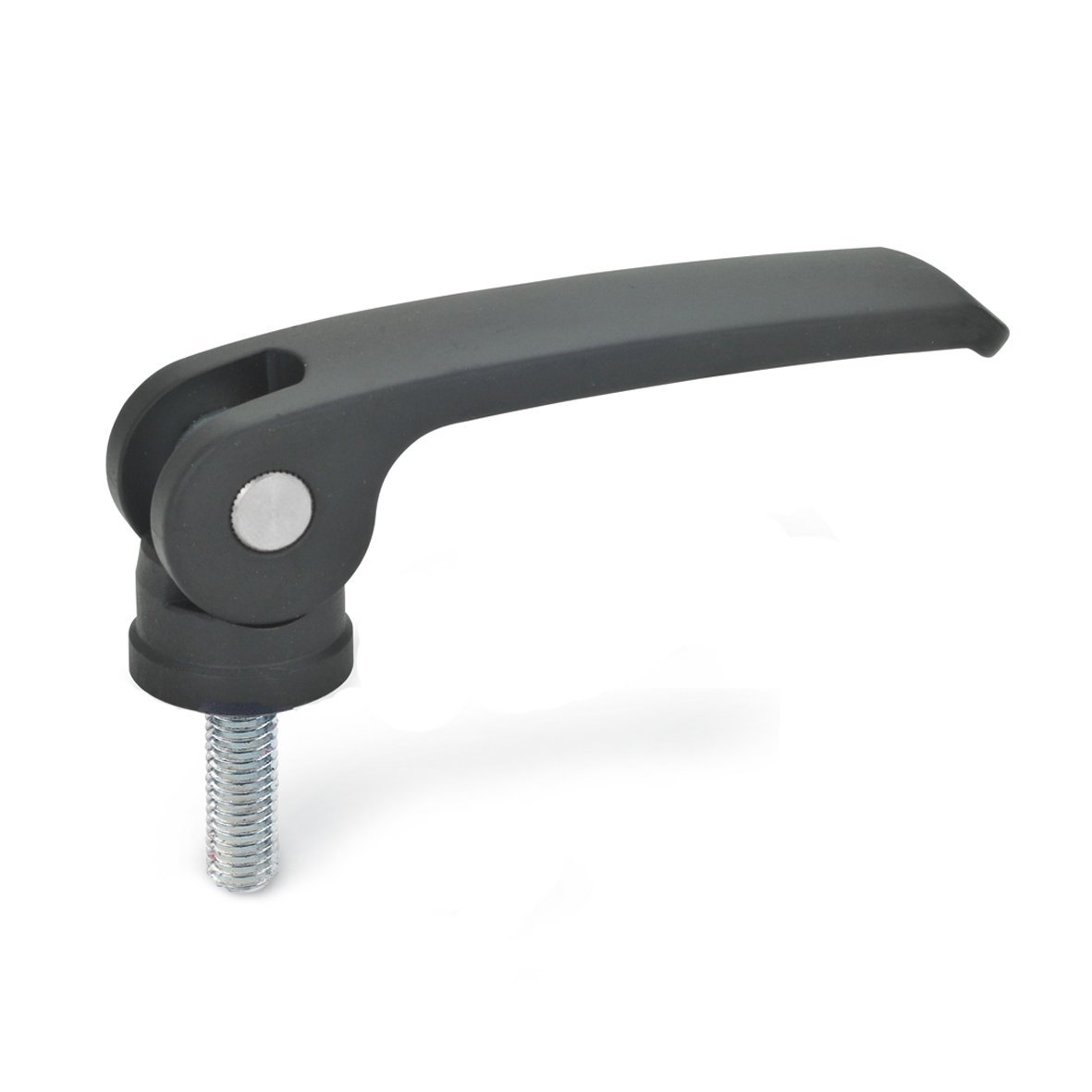 Ganter Normelemente Eccentric clamp with Screw - 927-82-M8-25-B-B | Handle Length l1: 82 mm | Thread d2: M8 | Lever zinc die-cast, Black | 1 piece
