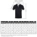 EAGEGOF Men's Shirts Golf Polo Shirt Short Sleeve Tshirts T Tech Moisture-Wicking Breathable Casual Black