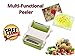 Pro Potato Ricer With Peeler Shredder. Stainless Steel Mashed Potatoes Maker,Press and Mash Foods, Cauliflower Presser, Baby Food Strainer