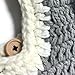 Kids Knitted Hooded Scarf Hats Winter Ear Warmers Cartoon Woolen Cap (Wolf)