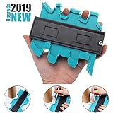 BEST NEW 5 Inch Contour Gauge Duplicator, Woodworking Shape Tracing Template Measuring Tool, Plastic Profile Copy Gauge Ruled - Profile Jig Guide-Circular Frame Profile Gauge Tool