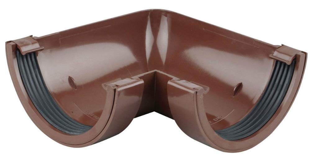 Wavin OSMA Roundline Angle (90 deg) 112mm Brown 0T003n