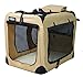 EliteField 3-Door Folding Soft Dog Crate with Carrying Bag and Fleece Bed (2 Year Warranty), Indoor & Outdoor Pet Home (42