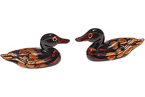 2Pcs/Set Brown darin Duck Chopsticks Rest Stand Holder Chinese Table Dinning Tool 2 Style Pick - Brown, 4.5cm