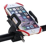 Bike Mount, Arespark Universal Cell Phone Bicycle Handlebar & Motorcycle Holder Cradle Mount for iPhone 6 6(+) 6S 6S plus 5S 5C 4S, Samsung S7 S6 Note 4,Nexus 5, Black