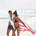 Dock & Bay Sand Proof Beach Towels Portable - Light Green, Extra Large 78x35 - mint green striped design travel towel