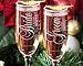 Bride and Groom Personalized Set of 2 Champagne Flutes, Celebration Glasses for Newlyweds, Custom Engraved His Her Champagne Glass Wedding Gift