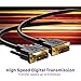 DVI Cable 10FT - 2 Pack, Fosmon DVI to DVI (18+1 Pin) DVI-D Single link Male to Male Cord, Gold Plated High Resolution Digital Video Monitor Cable - Black