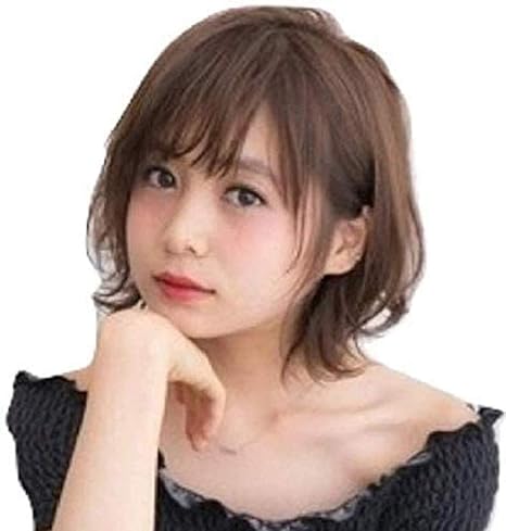 Amazon Co Jp Morningplace カラーが選べる 清楚系 ゆるふわ カール ボブ ウィッグ ネット付 ロリータ かわいい ブラウンl ホビー