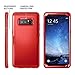 YOUMAKER Galaxy Note 8 Case, Full Body Heavy Duty Protection Shockproof Slim Fit Case Cover for Samsung Galaxy Note 8 (2017 Release) Without Built-in Screen Protector (Red)