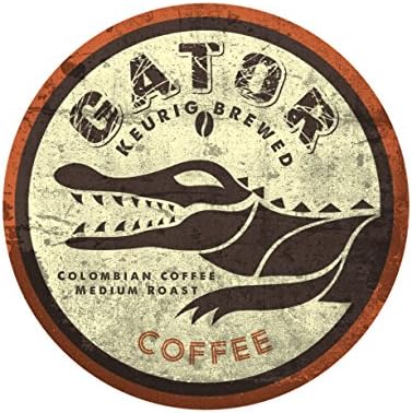 Gator Coffee Single Origin for Keurig Single Serve K Cup Pods, Artisan Roasted, Medium, Pack of 18