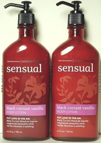 Bath & Body Works Aromatherapy Black Currant Vanilla Body Lotion Twin-pack - 6.5 Oz