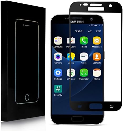 UTHMNE 1-Pack Galaxy S7 Screen Protector Glass (Full Screen Coverage), Slim And 9H Hardness Bubble Free, Anti-Fingerprint, Oil Stain&amp;Scratch Coating [NOT S7 Edge]