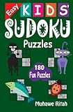 Easy Kids' Sudoku Puzzles (The Number One Choice for Sudoku Beginners.) (Volume 1) by R Muhawe