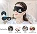 UtechSmart Sleep Mask, Black Out Adjustable Contoured 3D Sleep Eye Mask Lightweight Comfortable Eye Cover Blindfold Eyeshade Sleeping Travel Shift Work Naps Meditation & Night