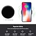 Wireless Charger, Ubegood Wireless Charging Pad for iPhone X, iPhone 8/8 Plus, Galaxy S8/Note 8, Nexus 4/5 / 6 (with all Qi Enabled Phones), Black