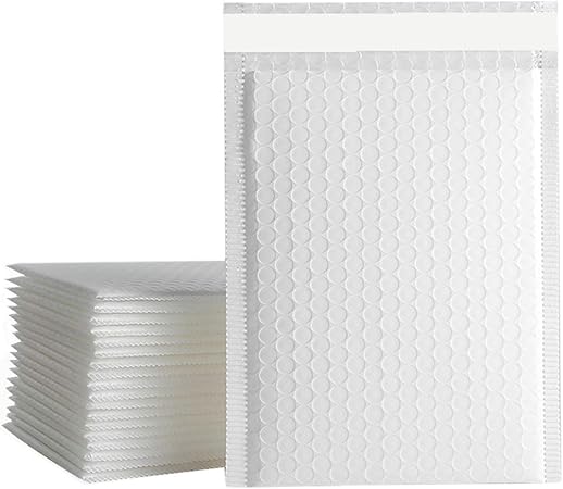 Amazon クッション封筒l 50枚入 Lサイズ 外寸法 230 280mm 梱包 緩衝材 エアキャップ付き クッション 袋 梱包材 小物 など発送用シート封筒 ゆうパケット 配送用 防水 L クッション封筒 文房具 オフィス用品