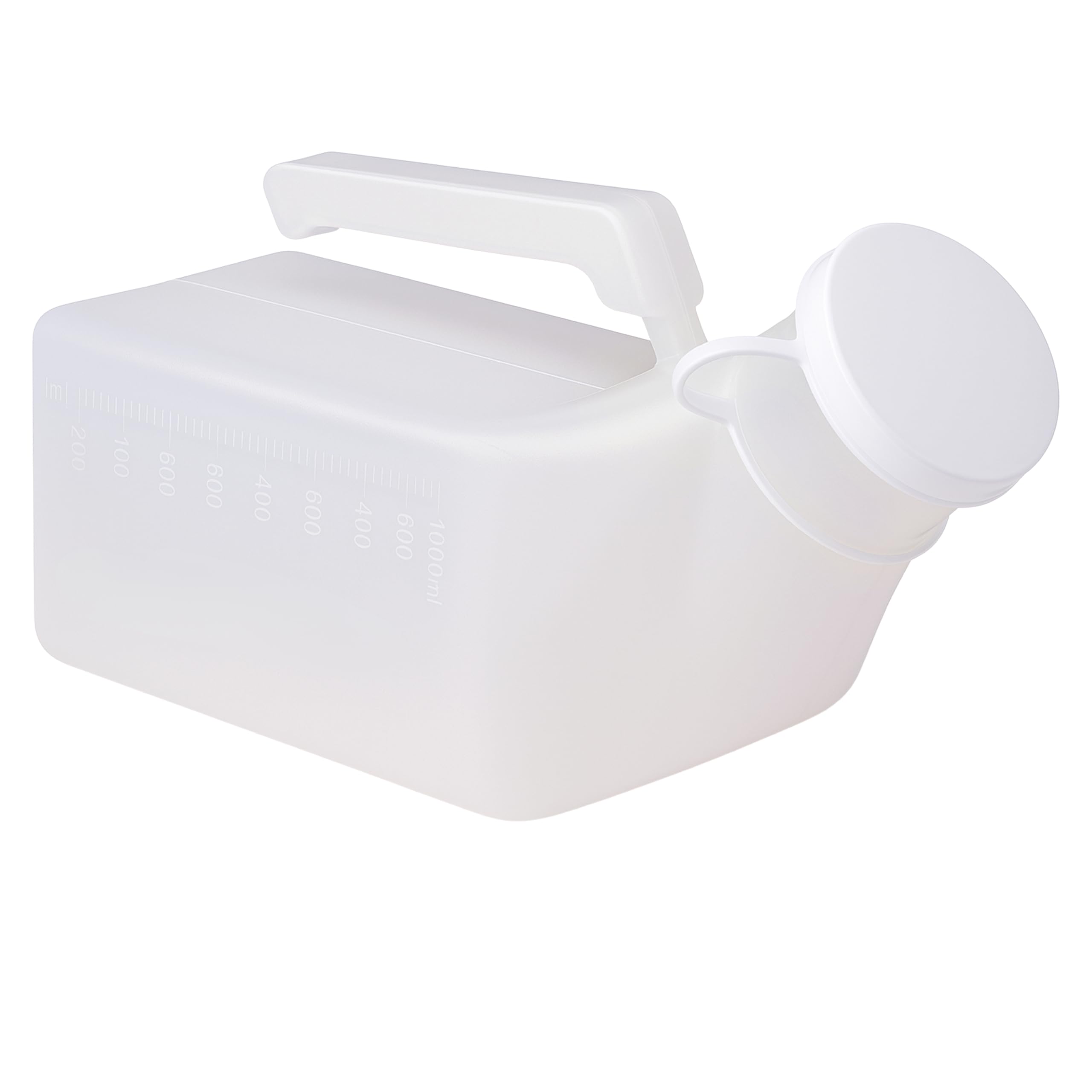 HOMECRAFT Male Urinal Bottle – 33oz Urine Bottles Male with Spill Proof Lid, Pee Bottle for Men, Long Neck Mens Urine Bottle for Incontinence & Travel, Portable Urinal Bottles for Men, Easy to Clean