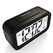 Alarm Clock Sensor Touch Alarm Clock Digital For Kids Technology Light On Backlight Black