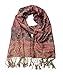 PASKMLNA Reversible Paisley Pashmina Shawl Wrap Elegant Colors (023-23Olive)