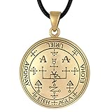 Bronze Sigil of Archangel Uriel Enochian Talisman Amulet Angel Jewelry