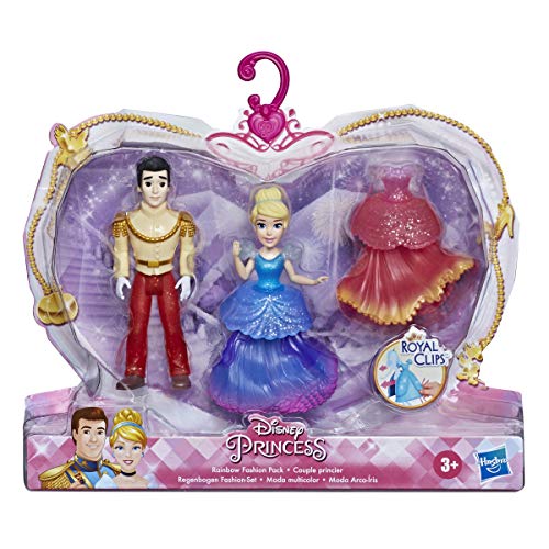 Disney Princess Cinderella and Prince Charming Collectible Small Doll